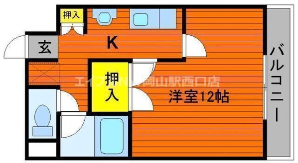 カルム今の物件間取画像